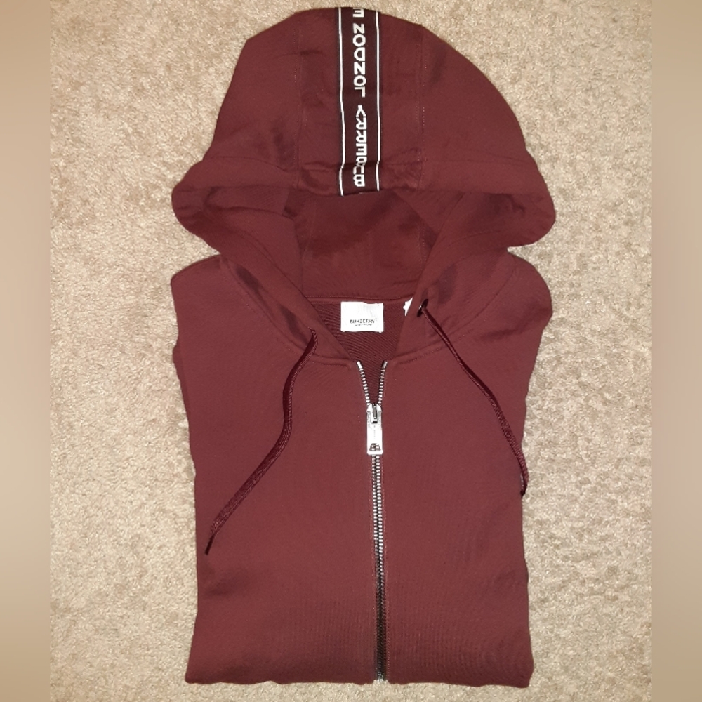 MEN'S BURBERRY LONDON ENGLAND ZIP HOODIE